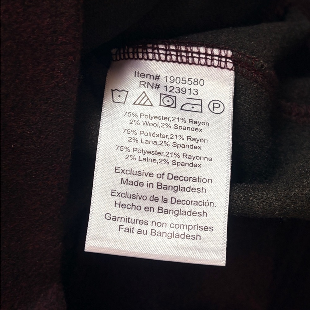 Jachs Men's Heather Burgundy Sweater L - Picture 5 of 8